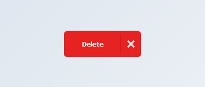 css3+html5 svg红色圆角删除按钮动画特效