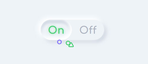 html5 svg+css3扁平立体式开关按钮切换动画特效
