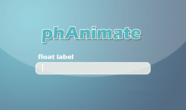 jQuery表单输入框浮动标签文字代码