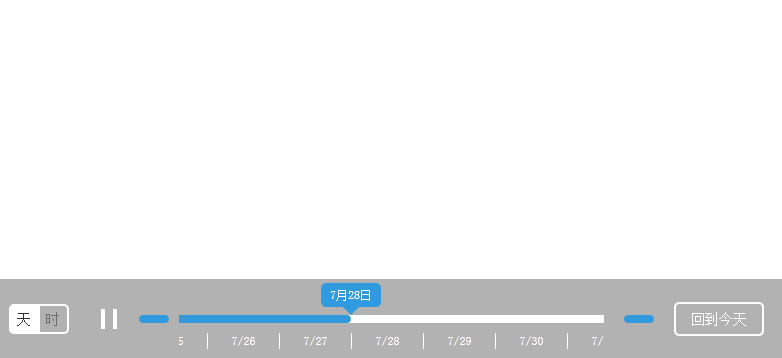 jQuery带进度条日期时间轴自动播放代码