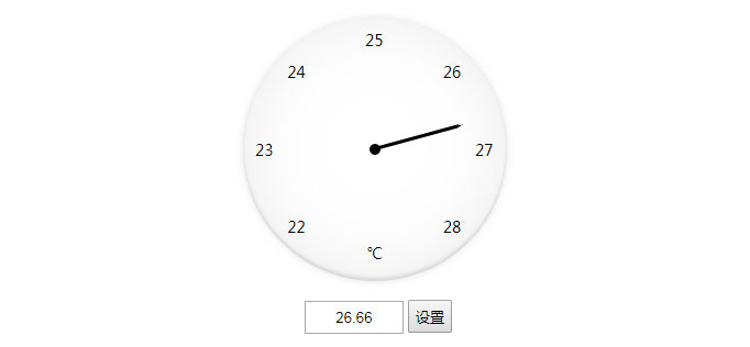 jQuery+CSS3可自定义设置数值圆形温度计代码