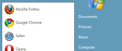 CSS3仿Windows 7的开始菜单