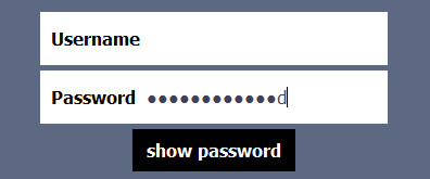 jquery控制文本框输入密码时有短暂的显示过程