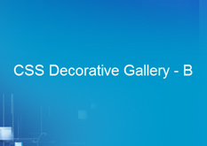 7.23（CSS Decorative Gallery - B）